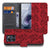 Motorola Moto G86 Telefoonhoesje Red Roses Book Case Red Roses Vooraanzicht.