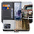 Motorola Moto G86 Book Case Vintage Auto kunstleer bruin grijs binnenkant.
