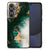Samsung Galaxy S24 FE Marmeren Print Telefoonhoesje Marmer Groen aanzicht