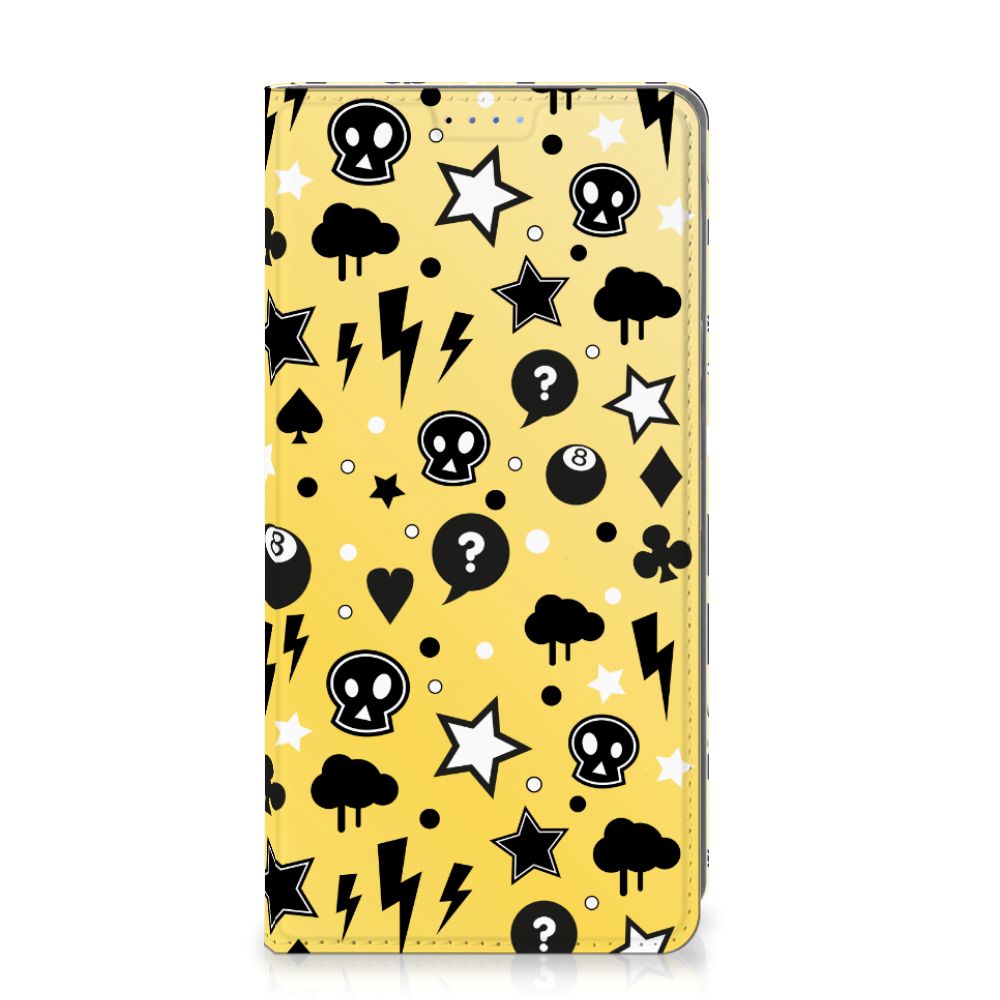 Mobiel BookCase Google Pixel 9 | 9 Pro Punk Geel telefoonhoesje design Punk Geel voorkant