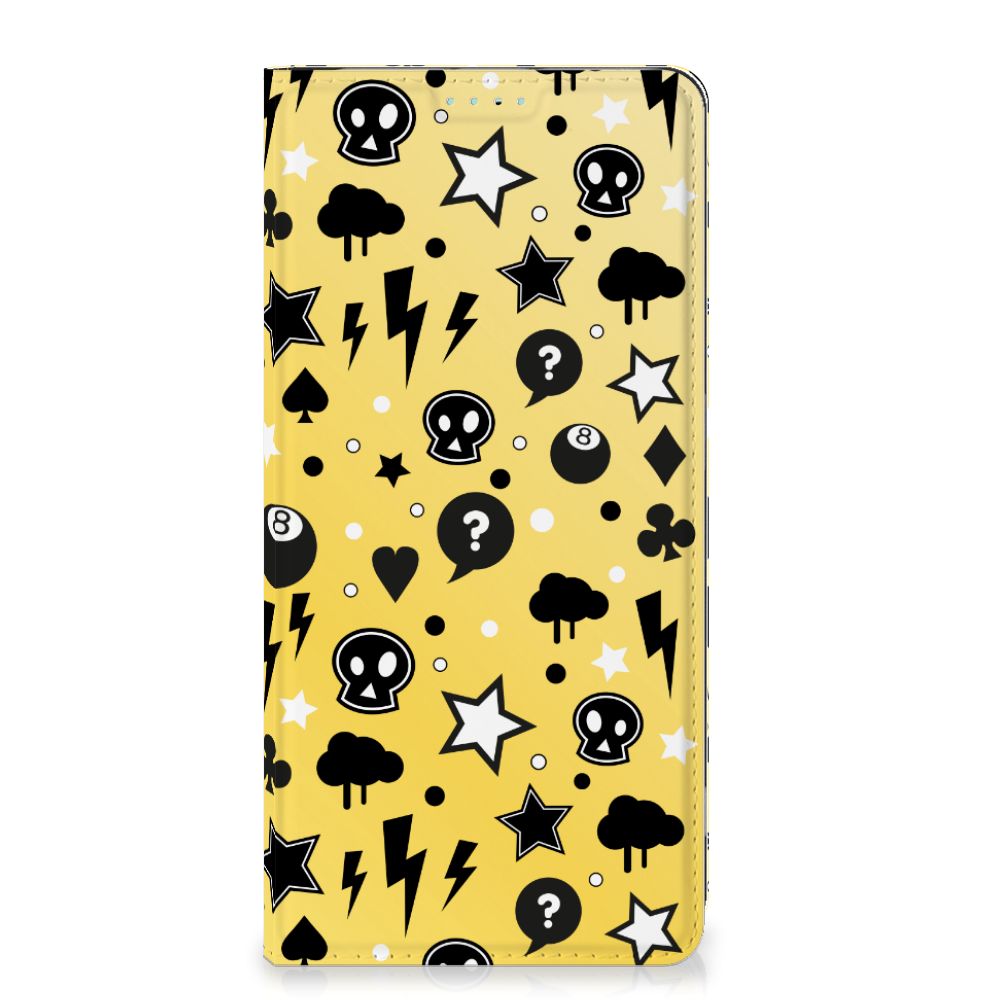 OnePlus Nord 3 Mobiel BookCase Punk Geel design voorkant