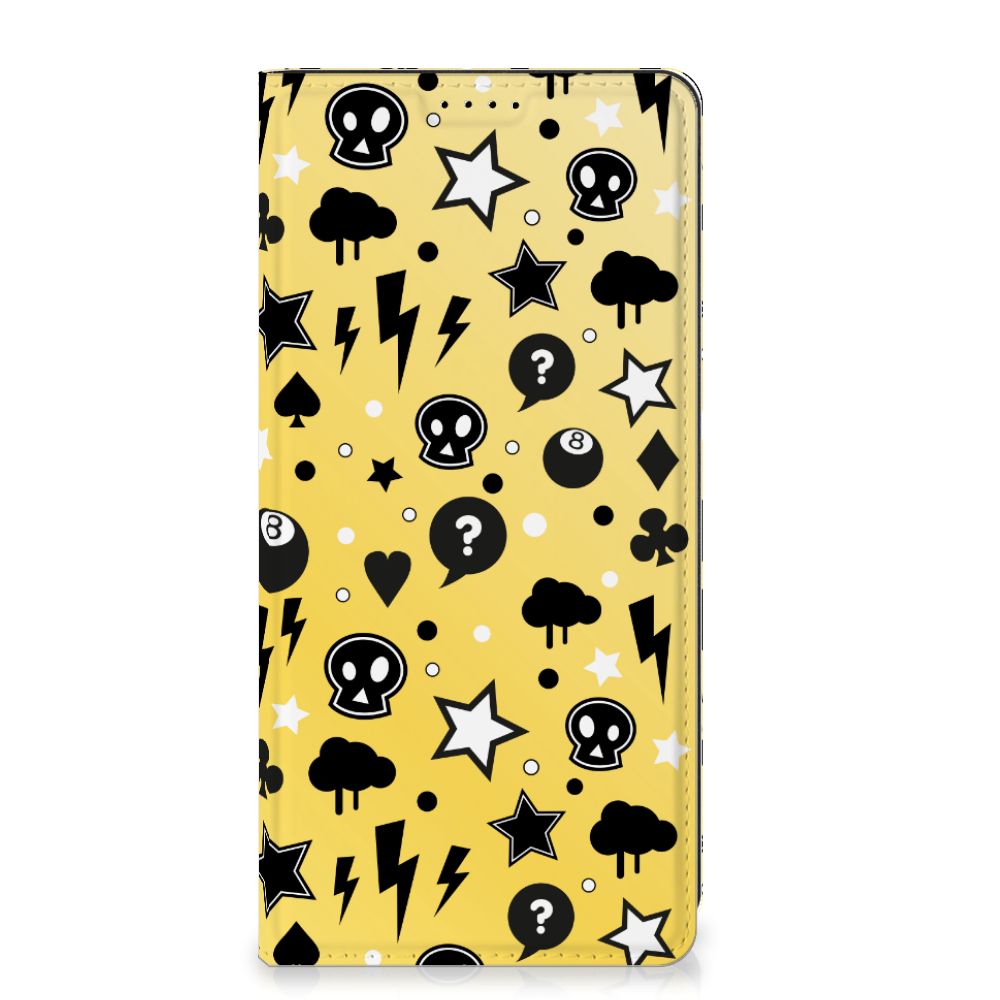 Mobiel BookCase Samsung Galaxy S23 FE Punk Geel