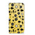 Mobiel BookCase iPhone 15 Pro Max Punk Geel met trendy doodles en iconen op een gele achtergrond.