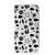 Mobiel BookCase iPhone 15 Pro Silver Punk met edgy design van sterren, schaduwen en bliksemflitsen ⚡.
