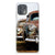 Motorola Edge 20 Lite Siliconen Hoesje met foto Vintage Auto auto design vintage aanzicht