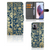 Motorola Edge 30 Ultra Hoesje Beige Flowers design beige bloemen aanzicht