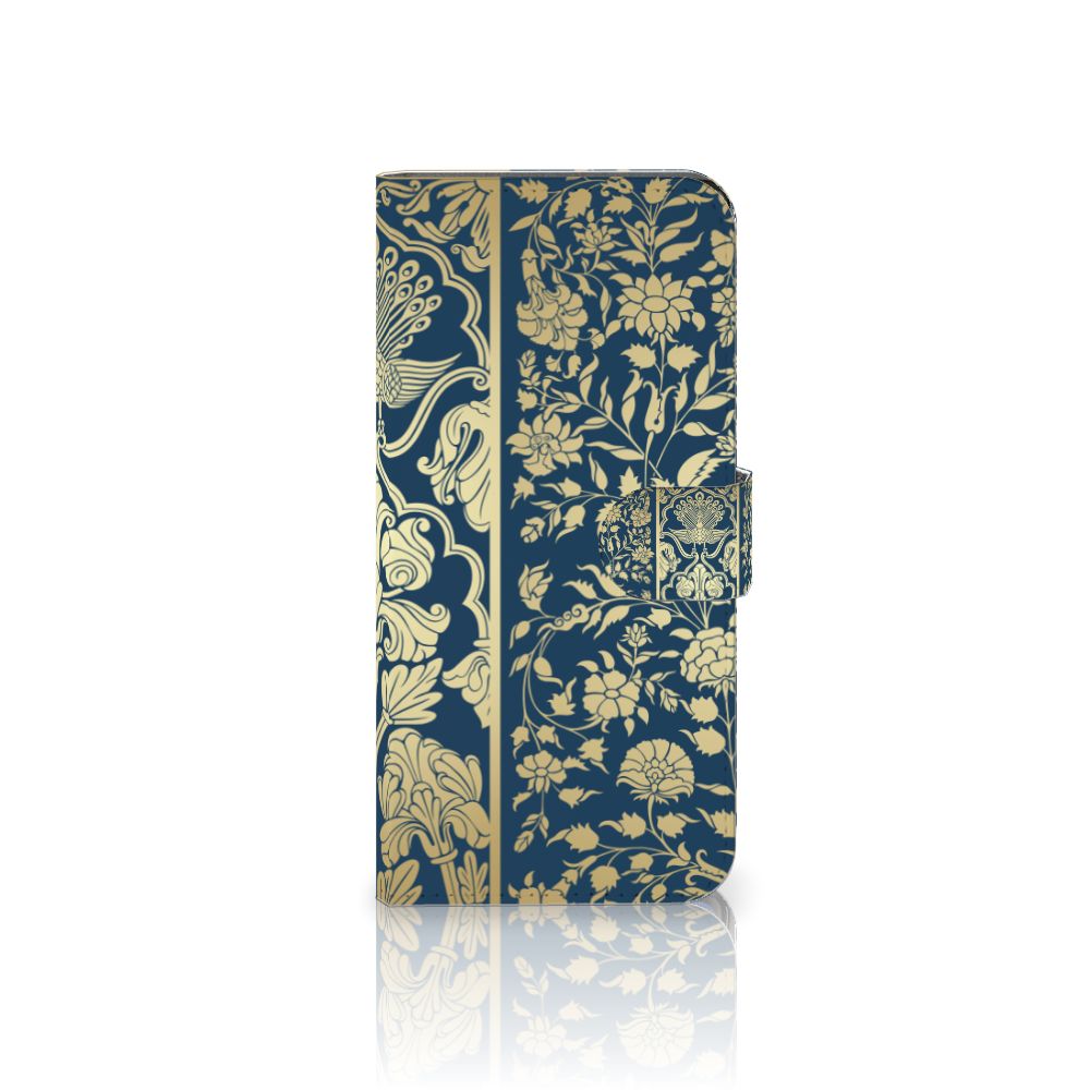 Motorola Edge 30 Ultra Hoesje Beige Flowers design beige bloemen aanzicht