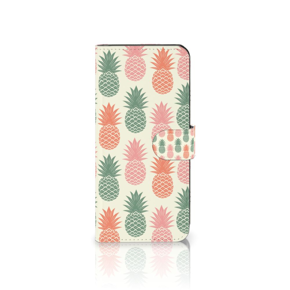 Motorola Edge 40 Book Cover Ananas boekcover ananas design voorkant