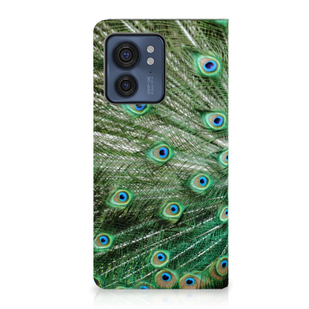 Motorola Edge 40 Hoesje maken Pauw hoesje pauw design voorkant