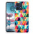 Motorola Edge 40 Neo TPU bumper Geruit met gekleurde driehoekige patroon voor bescherming en uitstraling 🎨