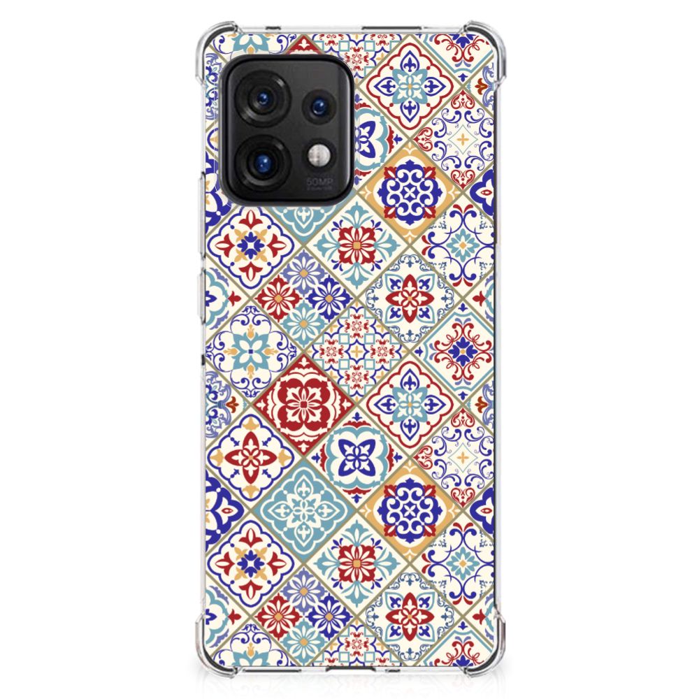 Motorola Edge 40 Pro Anti-Shock Hoesje Tiles Color B2C Telecom