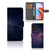 Motorola Edge 40 Pro Book Case Stars boekhoes sterren paarse blauwe kleuren kunstzinnig
