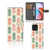 Motorola Edge 40 Pro Book Cover Ananas boekcover ananas design aanzicht