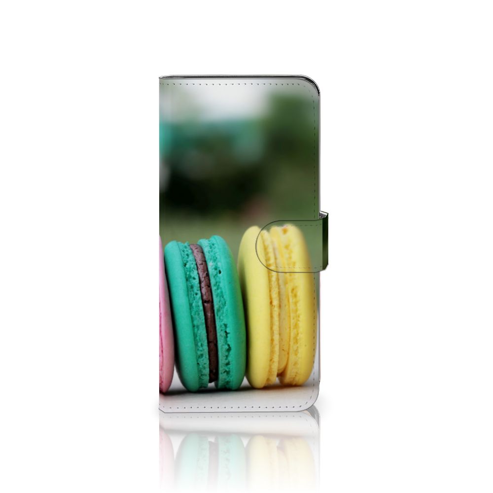 Motorola Edge 40 Pro Book Cover Macarons boek hoes macarons kleuren voorkant