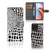 Motorola Edge 40 Pro Telefoonhoesje met Pasjes Slangenprint in zwart-wit met magnetische sluiting