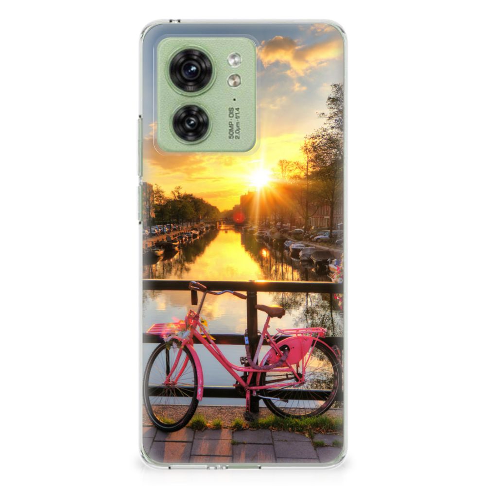 Motorola Edge 40 Siliconen Back Cover Amsterdamse Grachten