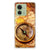 Motorola Edge 40 Siliconen Back Cover Kompas kompas design voorkant