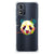 Motorola Moto E13 Stevig Bumper Hoesje Panda Color achterkant