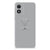 Motorola Moto E13 Telefoonhoesje met Naam Grijs Baby Olifant achterkant design olifant