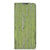 Motorola Moto E20 Book Wallet Case Green Wood groen hout voorkant