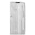 Motorola Moto E20 Book Wallet Case White Wood design wit hout vooraanzicht