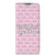 Motorola Moto E20 Design Case Flowers Pink DTMP voorkant bloemen roze