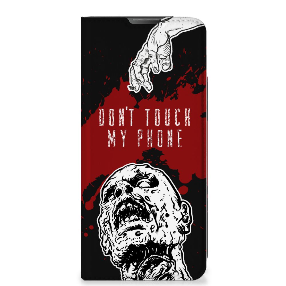 Motorola Moto E20 Design Case Zombie Blood zombie bloed zicht vooraan