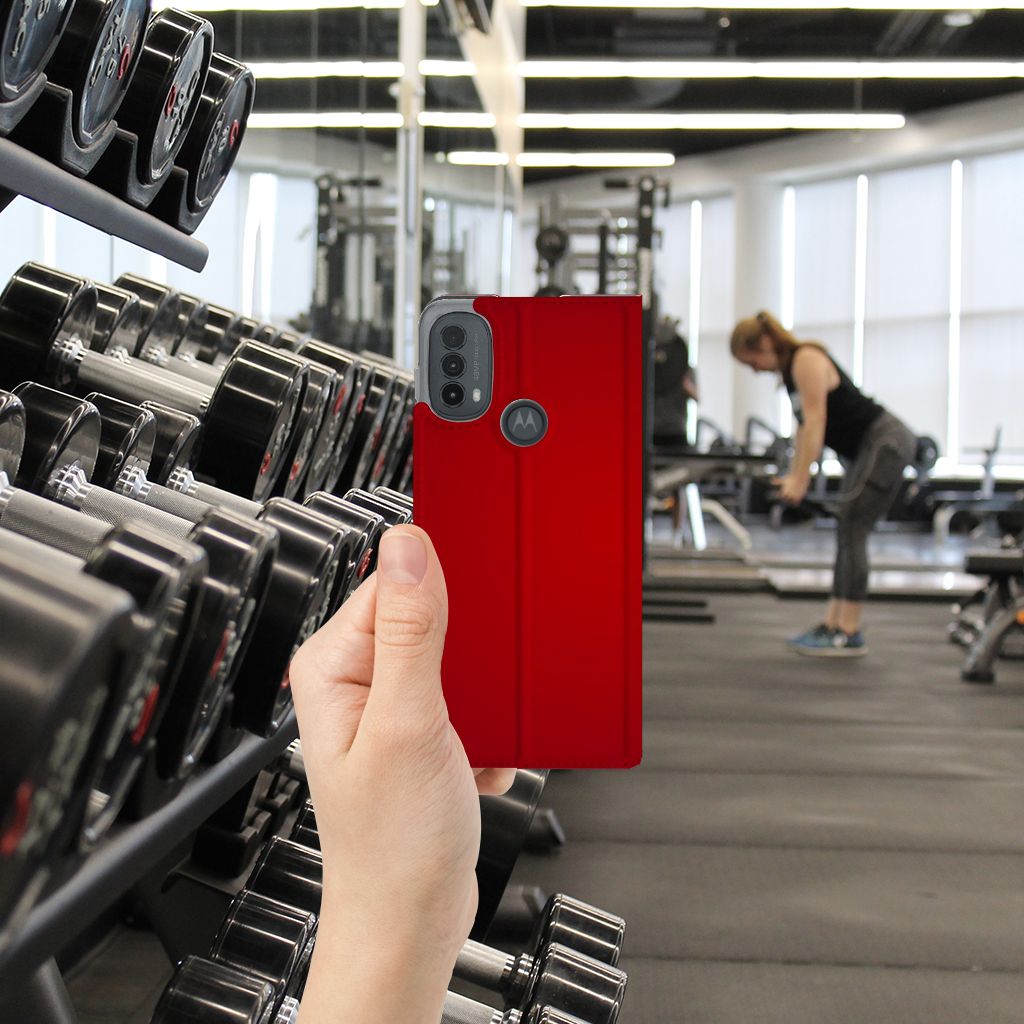 Motorola Moto E20 Hippe Standcase Liefde - Origineel Romantisch Cadeau hand gym fitness apparatuur