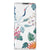 Motorola Moto E20 Hoesje maken Bird Flowers design bloemen ooievaar aanzicht
