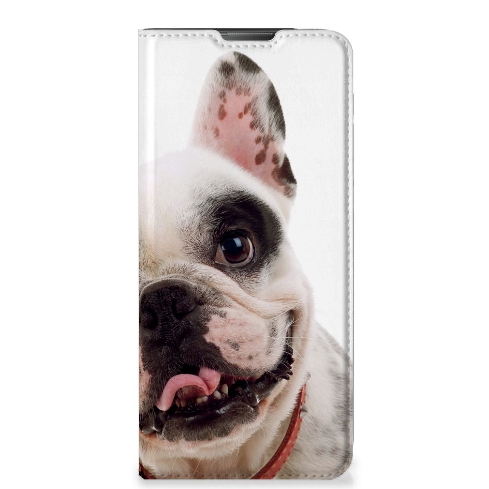 Motorola Moto E20 Hoesje maken Franse Bulldog honden ontwerp voorzijde