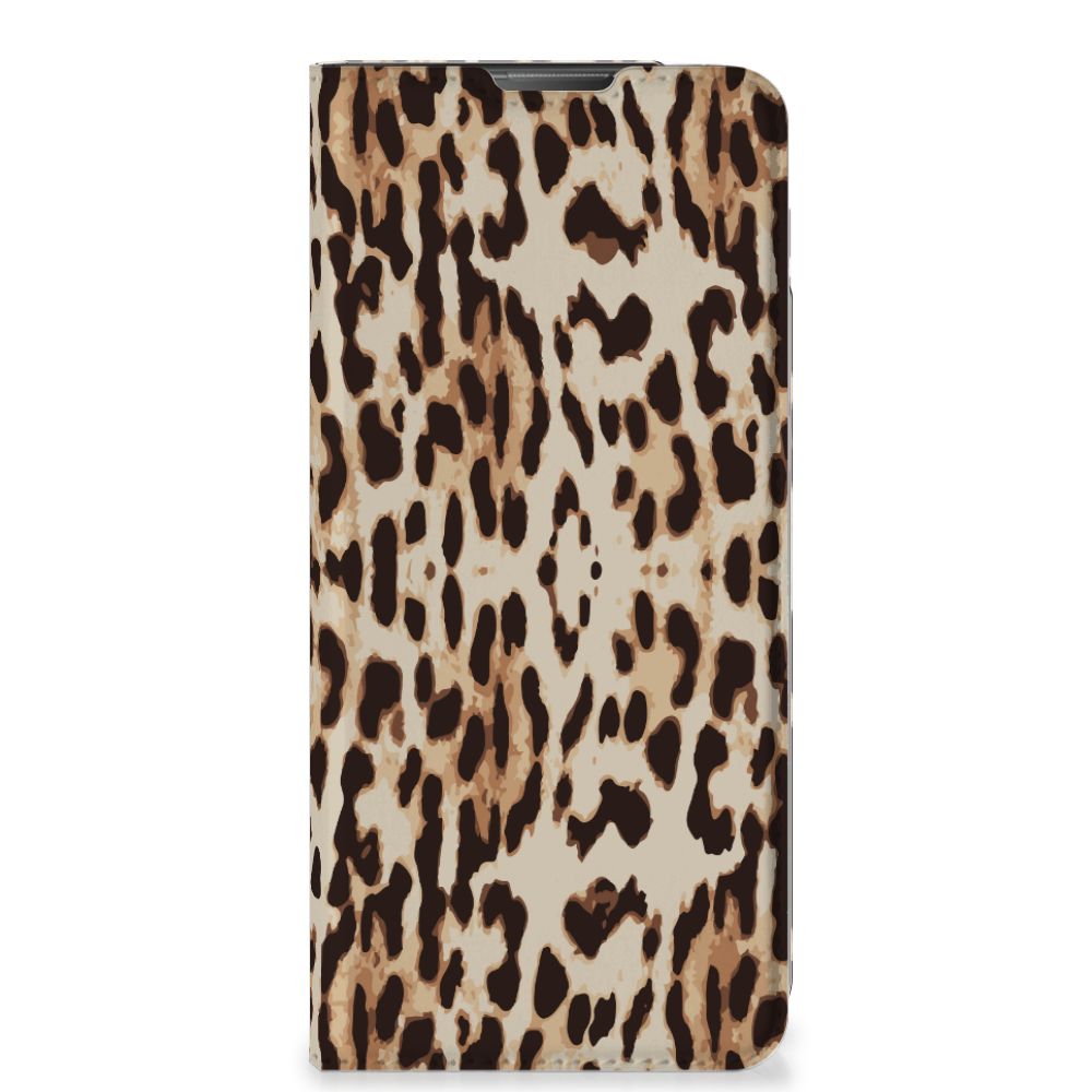 Motorola Moto E20 Hoesje maken Leopard hoesje luipaardprint voorkant