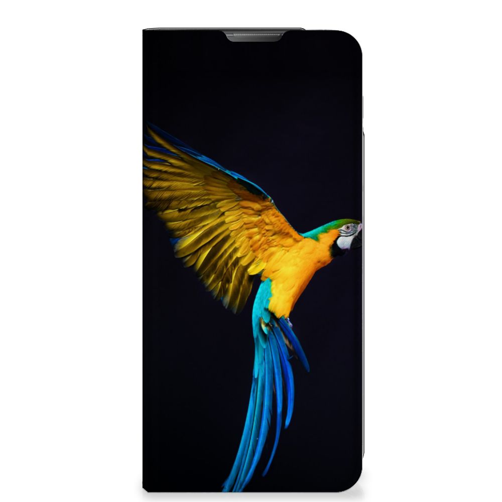 Motorola Moto E20 Hoesje maken Papegaai design Papegaai voorkant