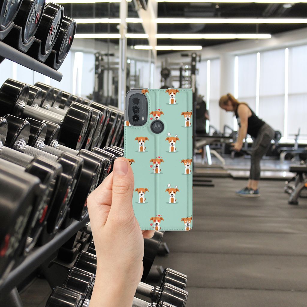 Motorola Moto E20 Hoesje maken Pups