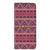 Motorola Moto E20 Hoesje met Magneet Aztec Paars voorkant design patroon