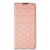 Motorola Moto E20 Hoesje met Magneet Pattern Orange design oranje wit patroon aanzicht