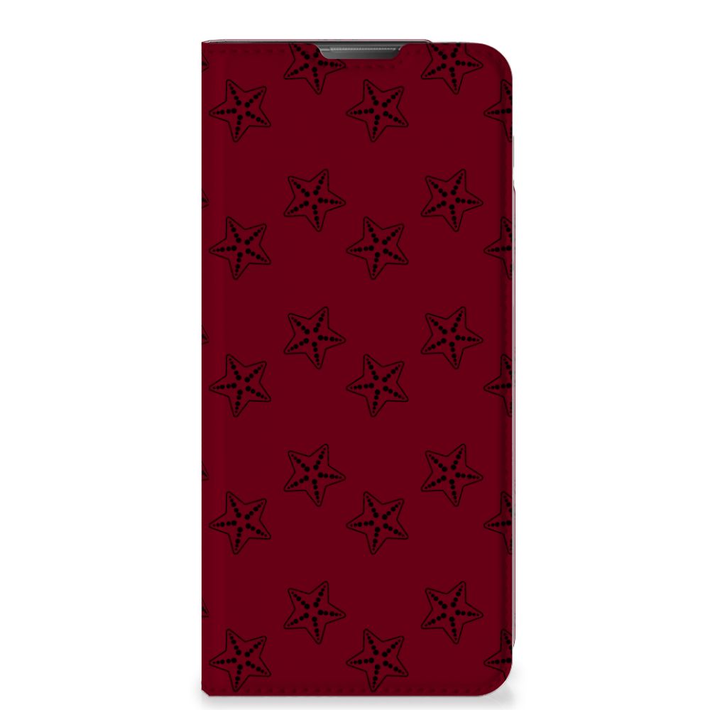 Motorola Moto E20 Hoesje met Magneet Sterren sterren design voorkant