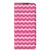 Motorola Moto E20 Hoesje met Magneet Waves Pink hoesje roze golven voorkant