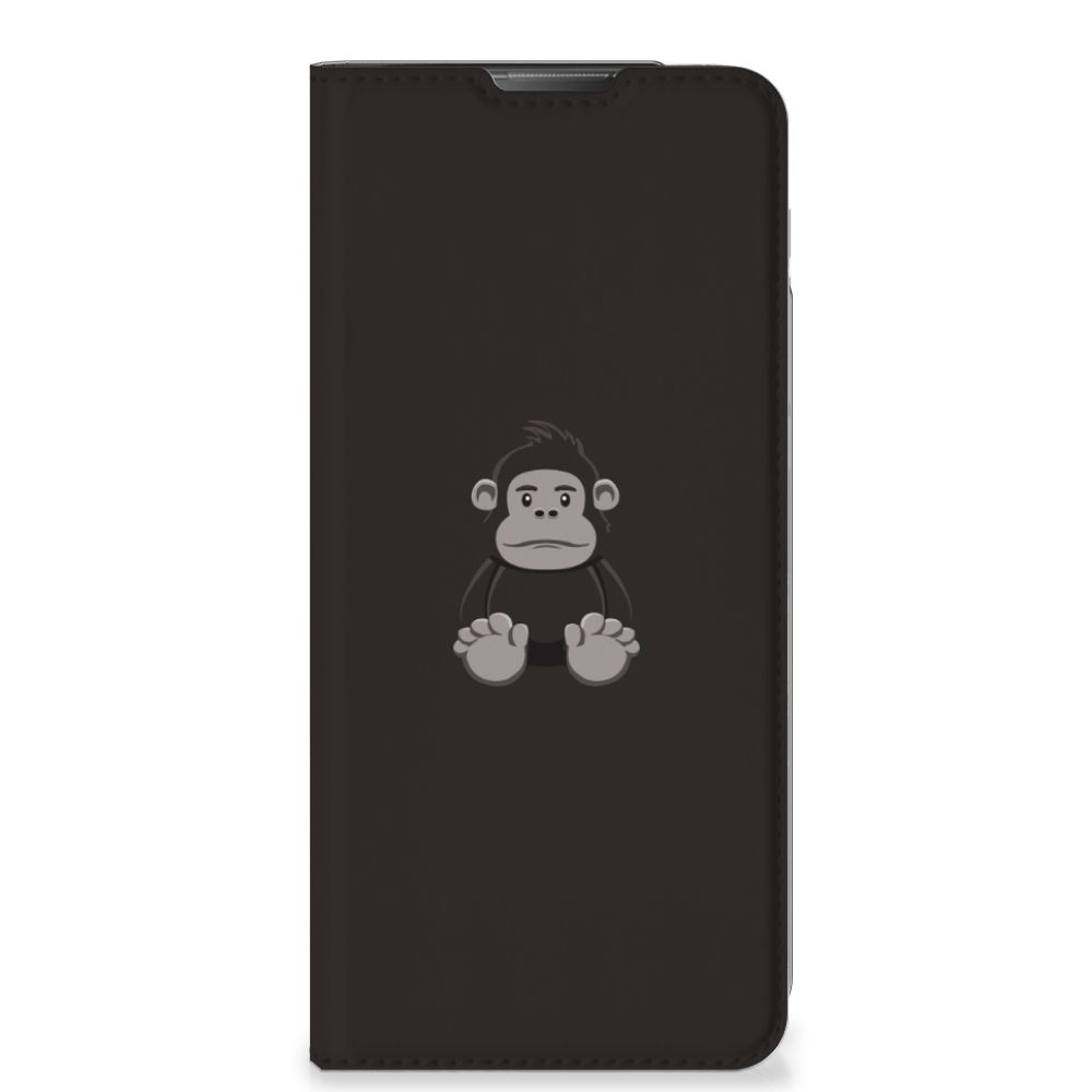 Motorola Moto E20 Magnet Case Gorilla gorilla design voorkant