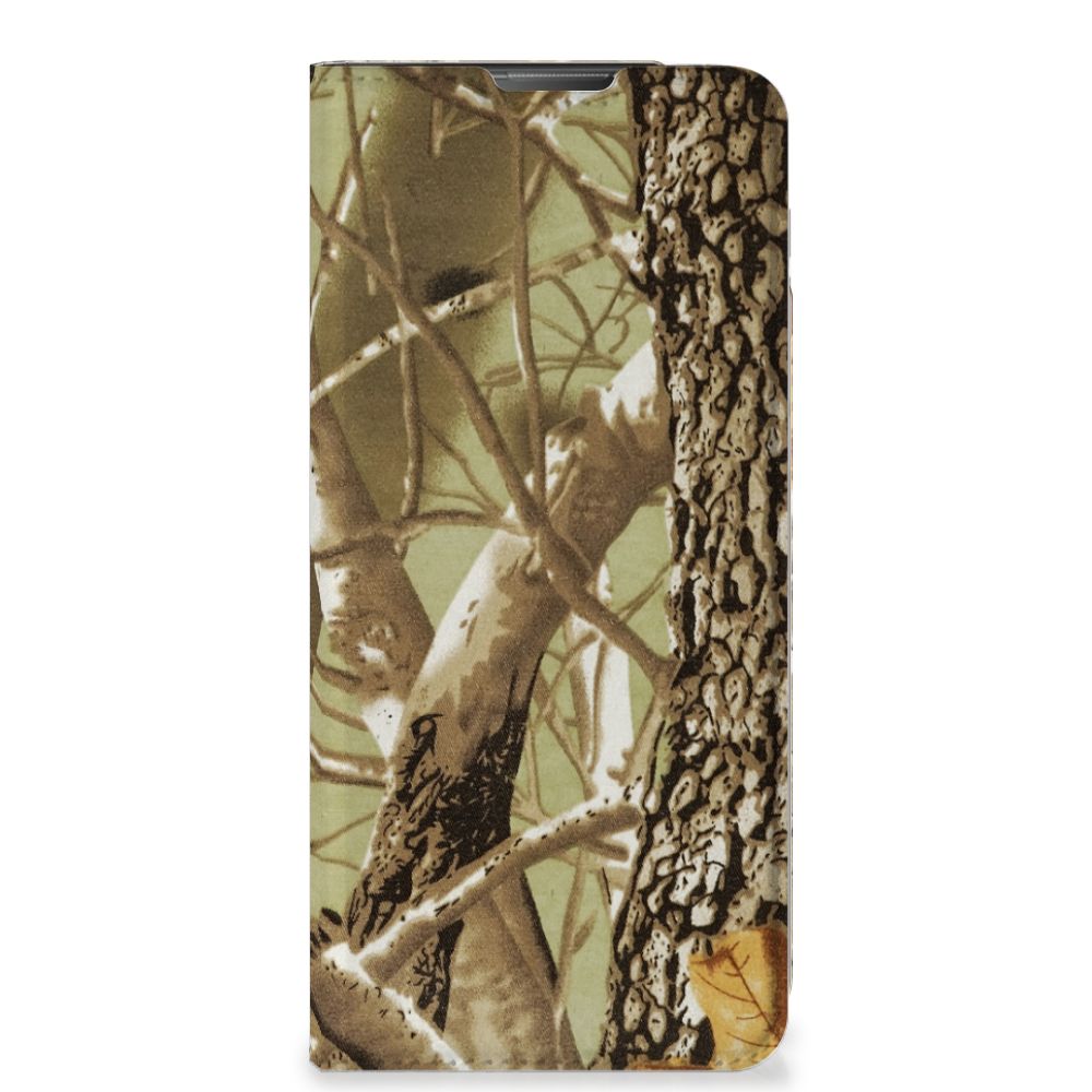 Motorola Moto E20 Smart Cover Wildernis hoesje design bomen en planten voorzijde