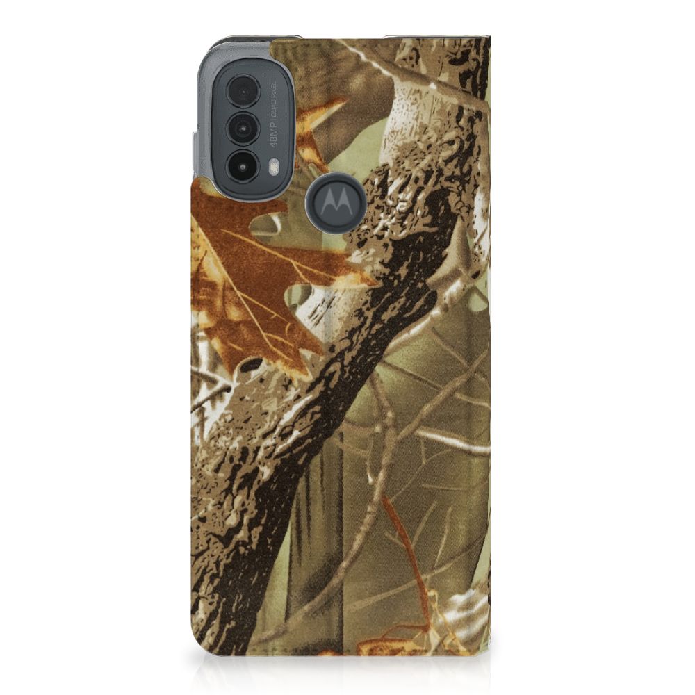 Motorola Moto E20 Smart Cover Wildernis hoesje opdruk bomen planten