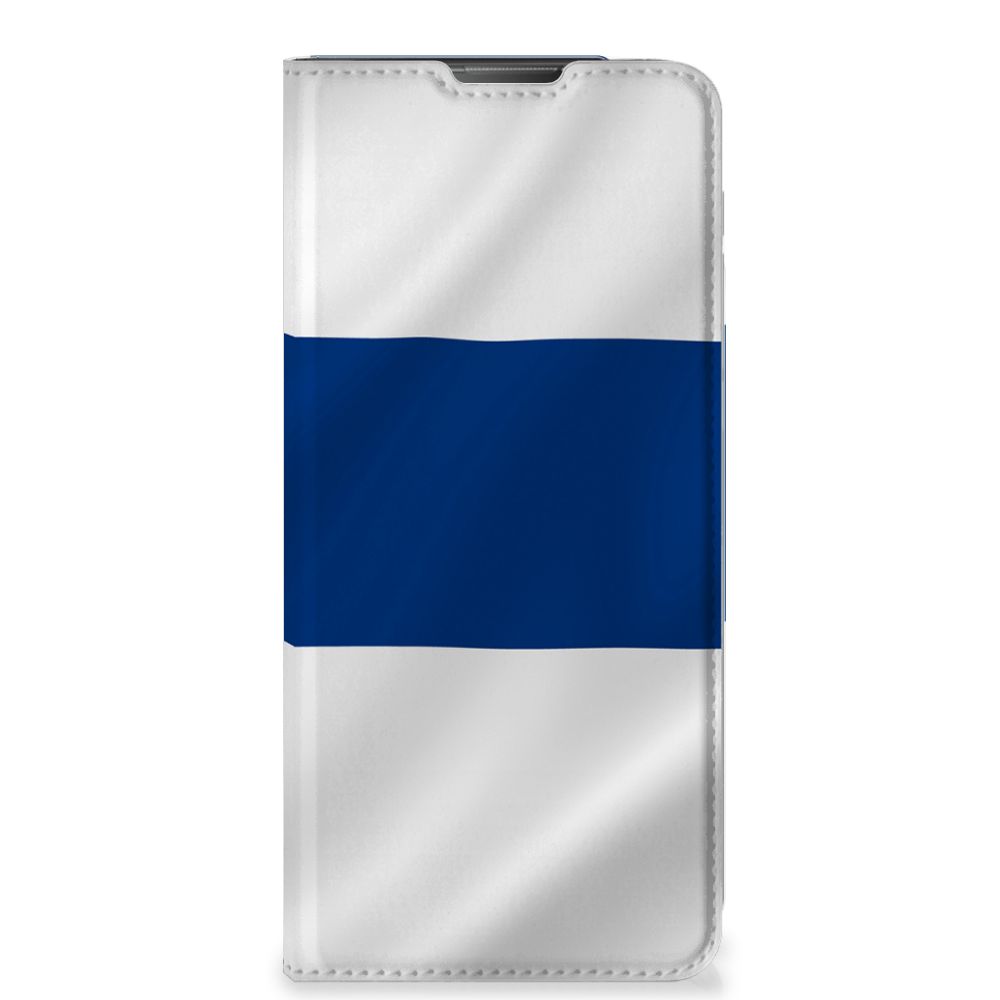 Motorola Moto E20 Standcase Finland design naam voorkant