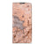 Motorola Moto E20 Standcase Marmer Oranje hoesje design marmer aanzicht