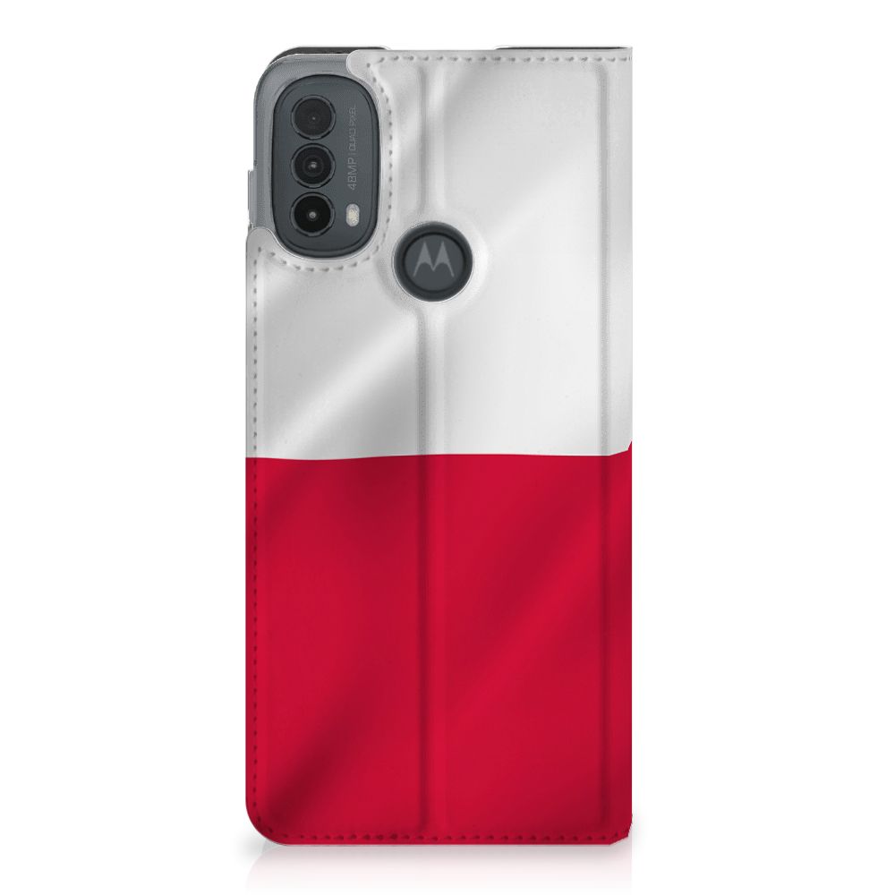 Motorola Moto E20 Standcase Polen design voorkant