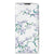 Motorola Moto E20 Uniek Smart Cover Blossom White bloemen design voorkant