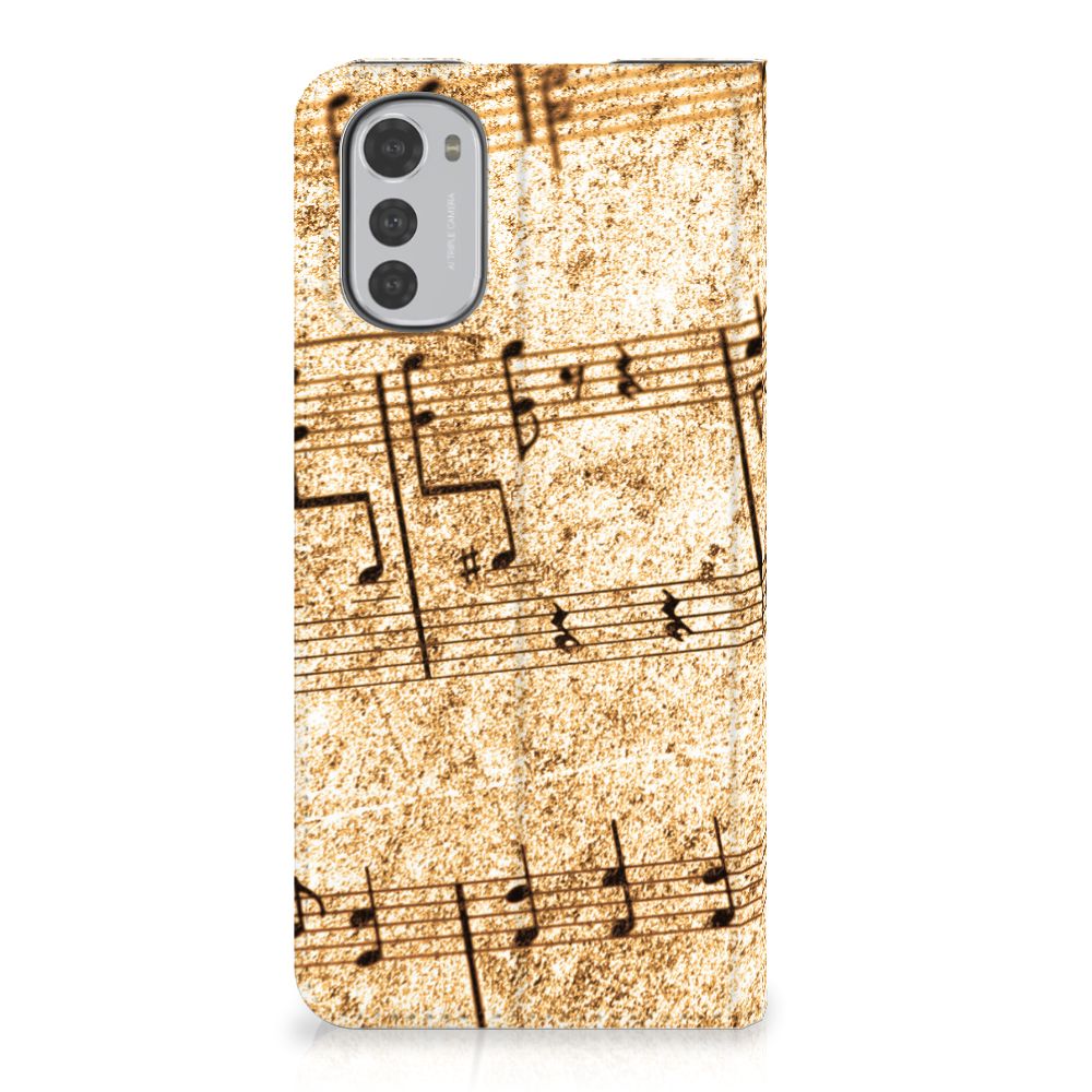 Motorola Moto E32 | Moto E32s Stand Case Bladmuziek - B2C Telecom
