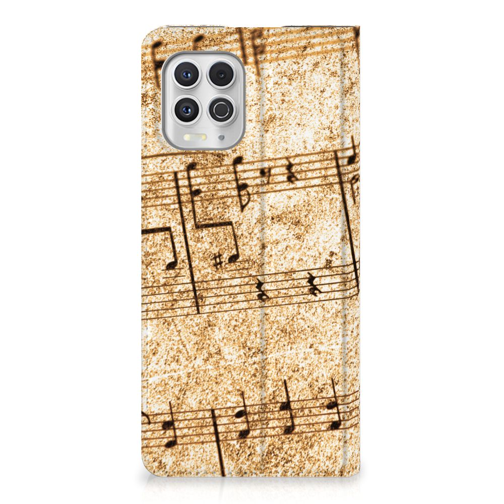 Motorola Moto G100 Stand Case Bladmuziek - B2C Telecom