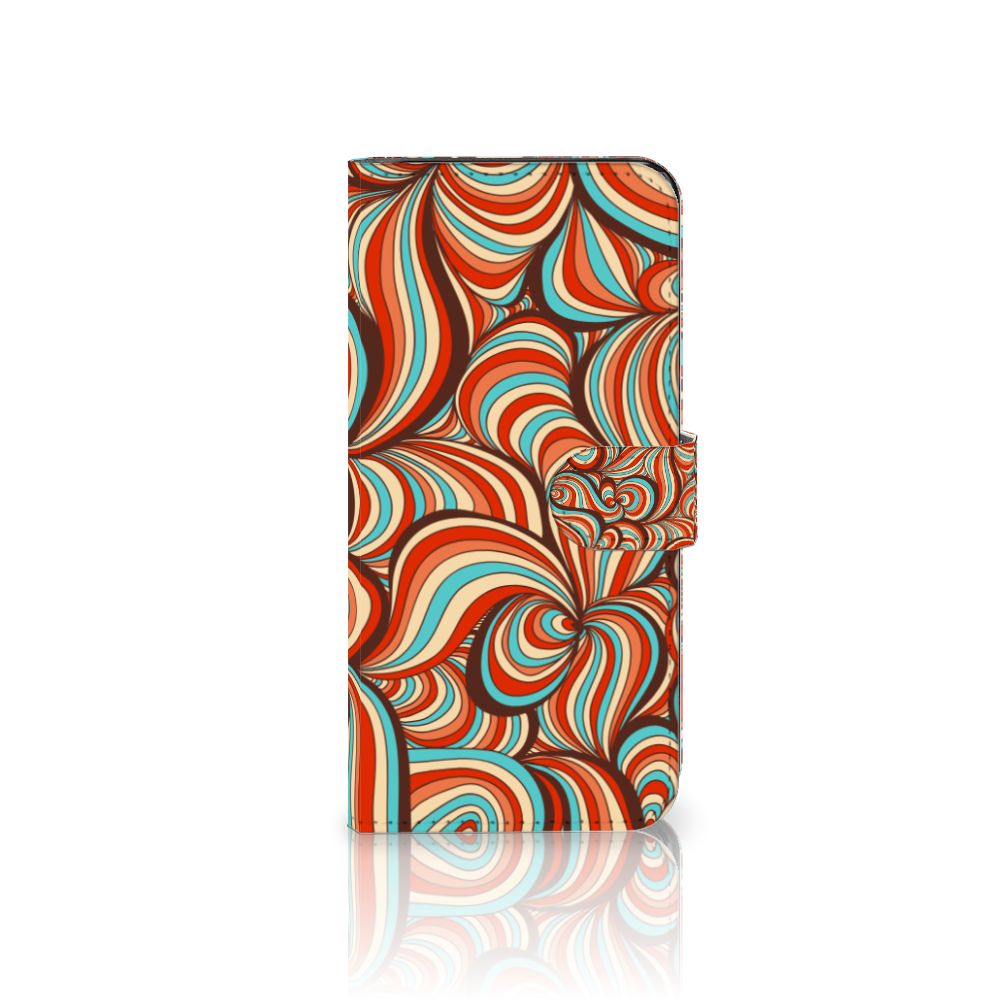 Motorola Moto G13 | G23 Hoesje Retro design retrovormen kleurtinten