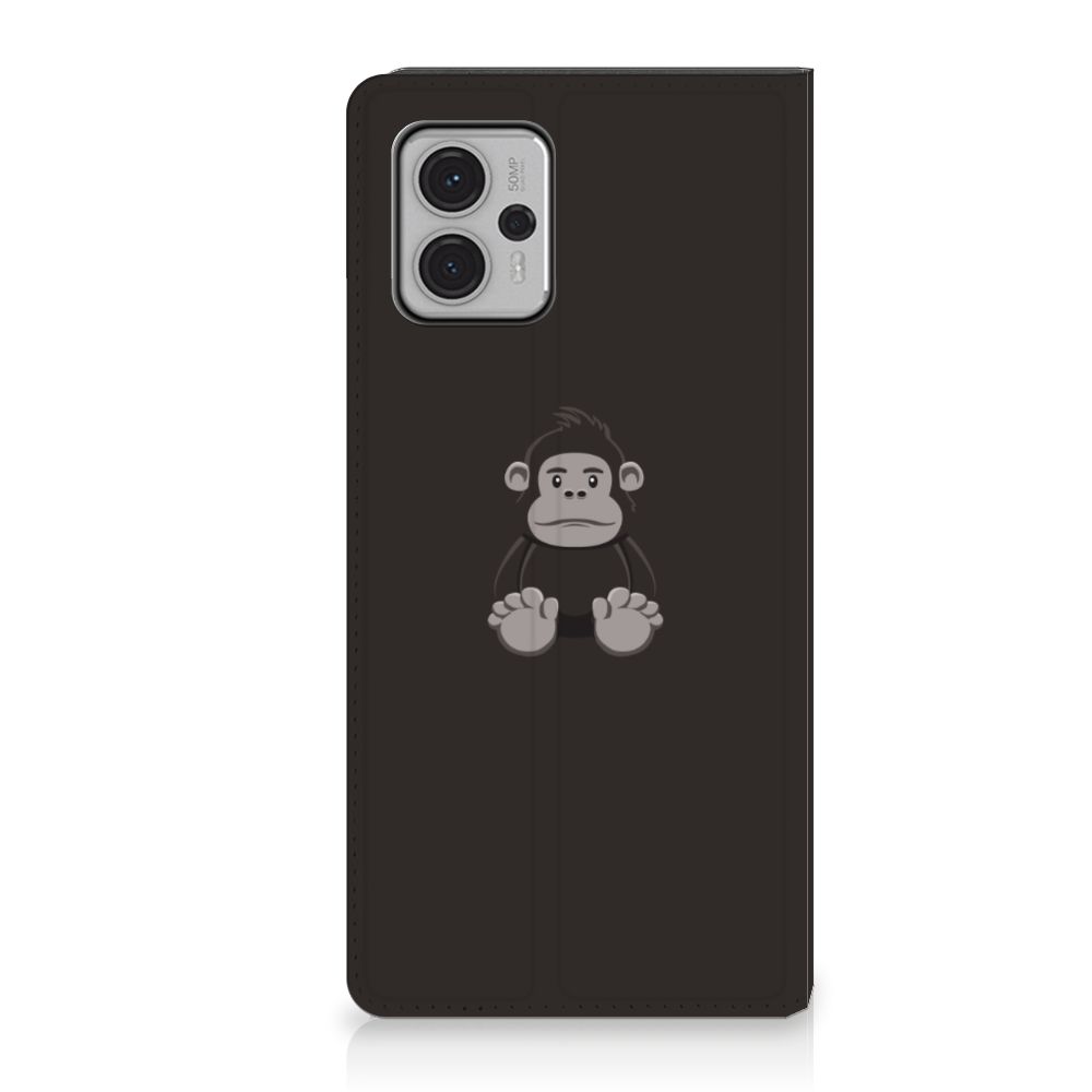 Motorola Moto G13 | G23 Magnet Case Gorilla aap voorkant