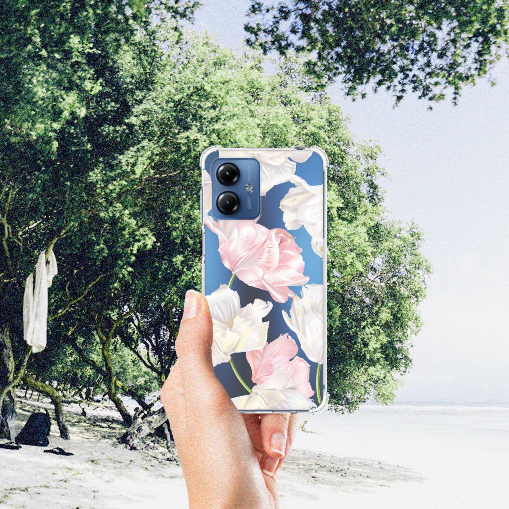 Motorola Moto G14 Case Lovely Flowers B2C Telecom