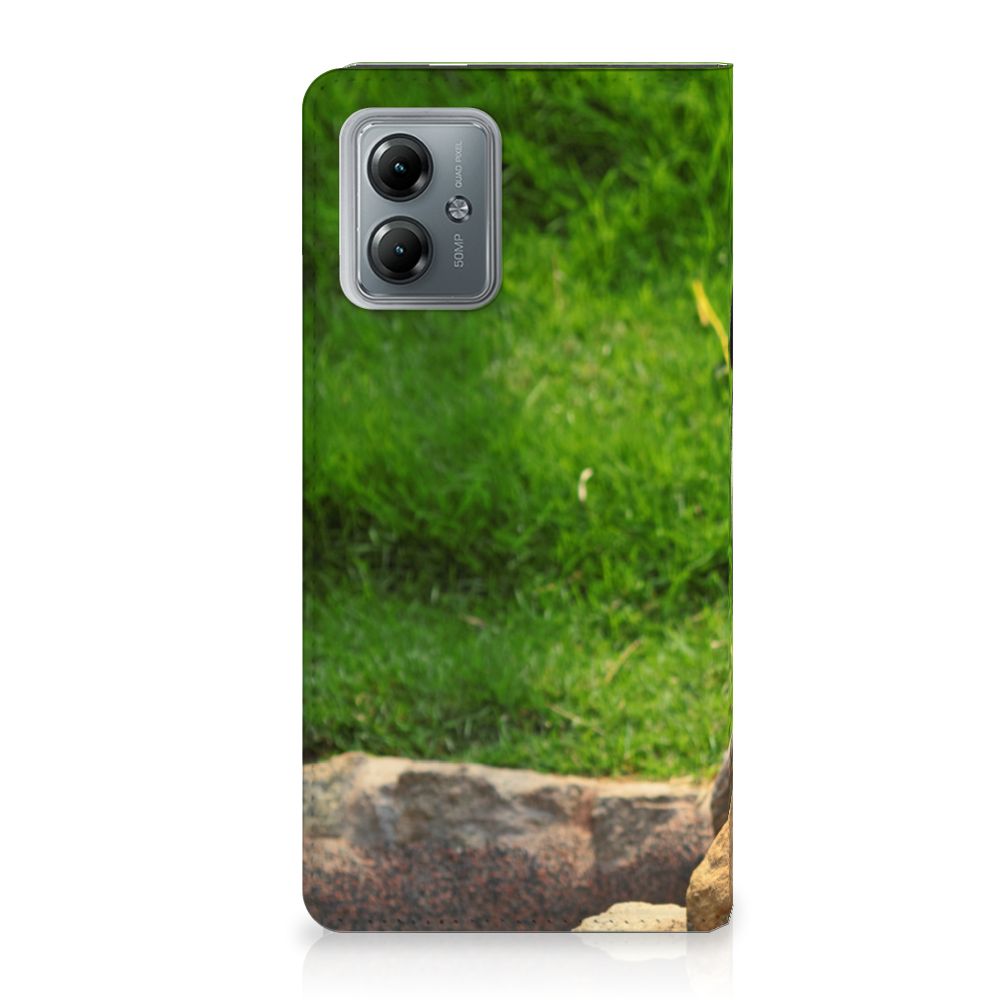 Motorola Moto G14 Hoesje maken Panda design panda aanzicht